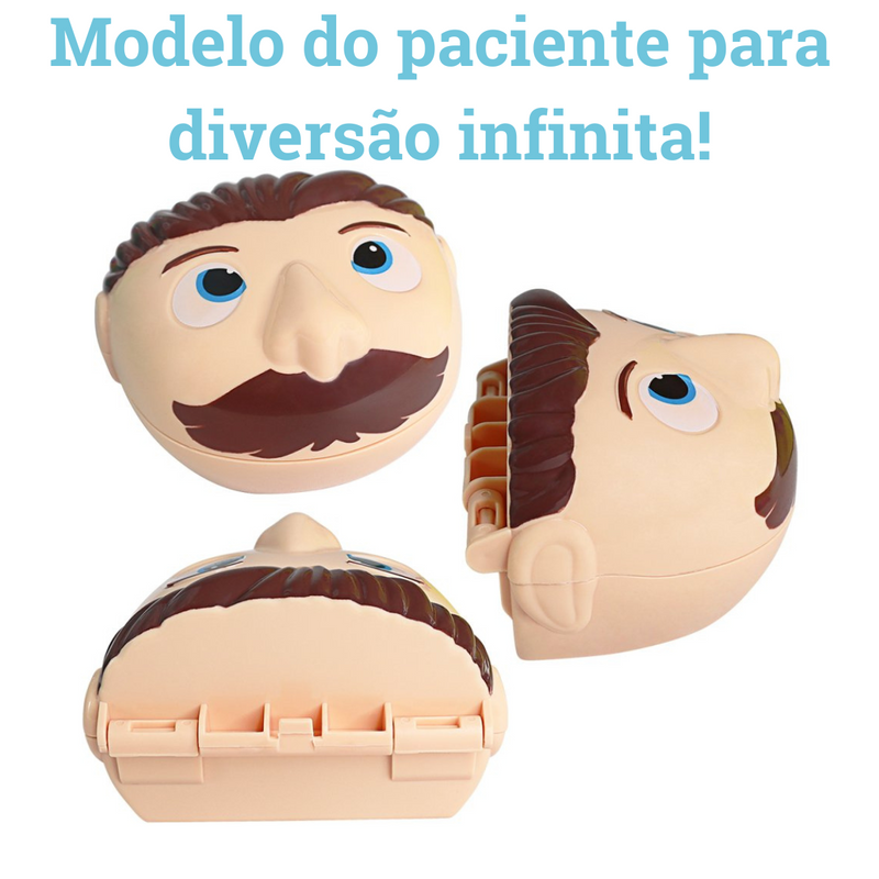 Kit Massinha Dentista com 14 Peças