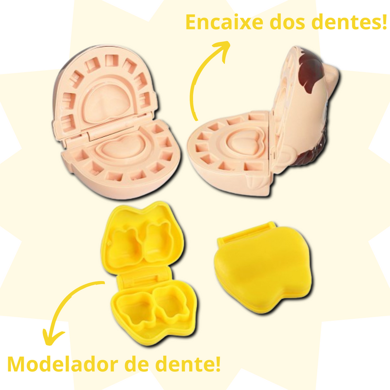 Kit Massinha Dentista com 14 Peças