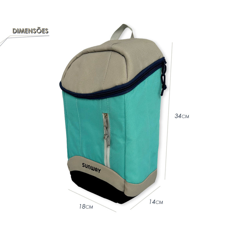 Bolsa Térmica Praia Cooler Mochila Camping 8,5 Litros