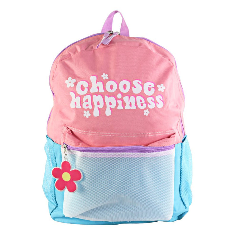 Bolsa Mochila Feminina Escolar Choose Happiness