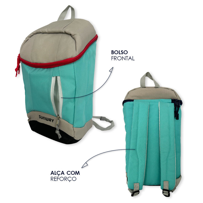 Bolsa Térmica Praia Cooler Mochila Camping 8,5 Litros